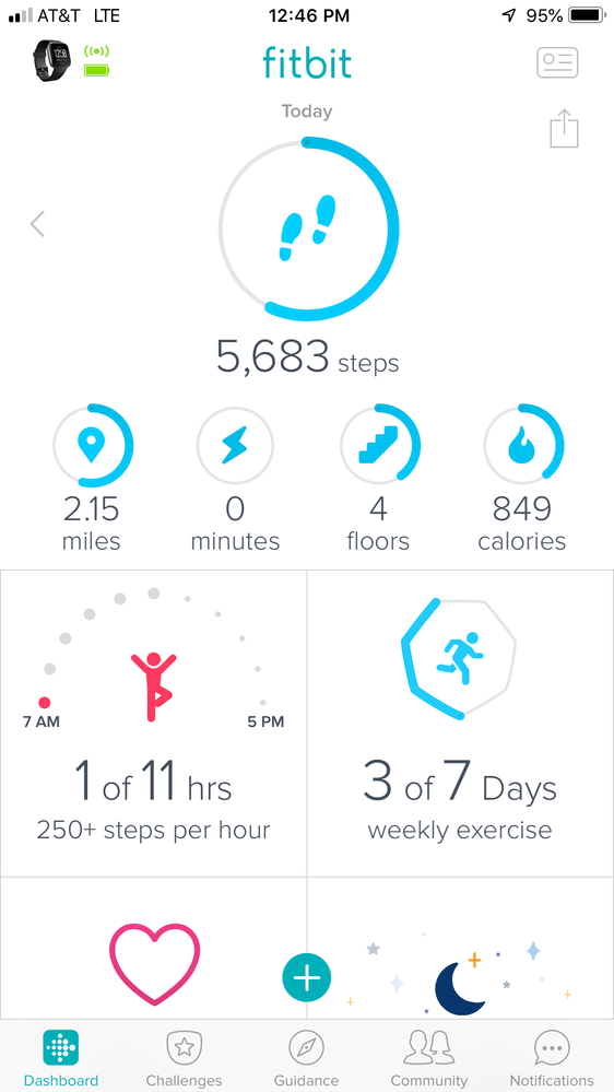 App screen.