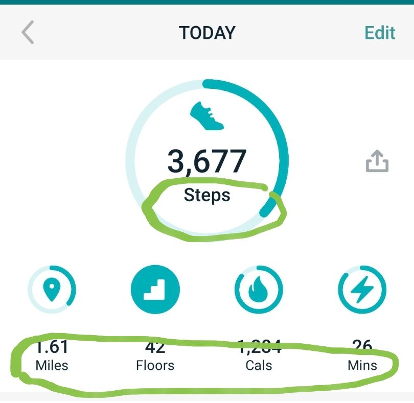symbols on fitbit charge 3