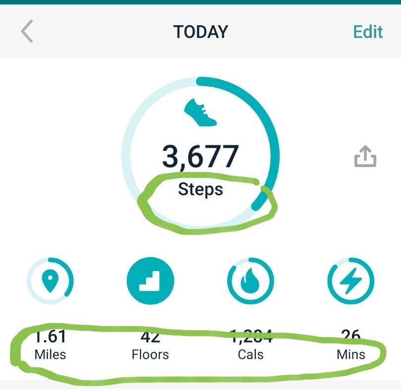 fitbit charge 2 icon meanings