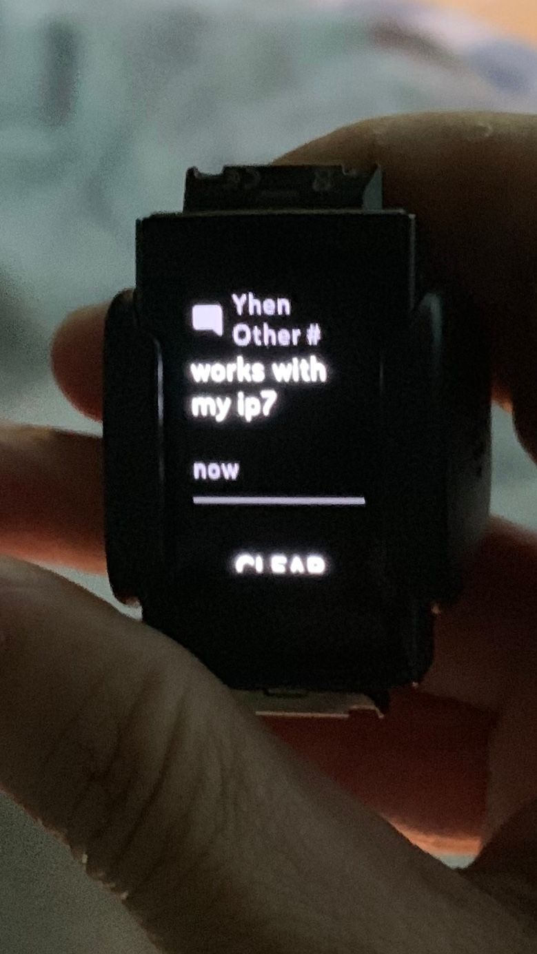 fitbit charge 4 text notifications