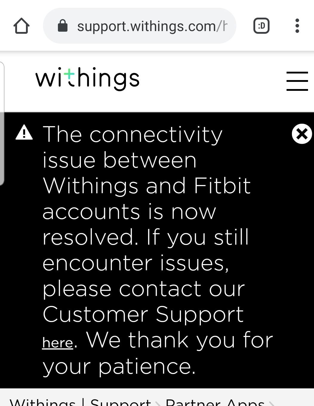 Withings body+ online fitbit