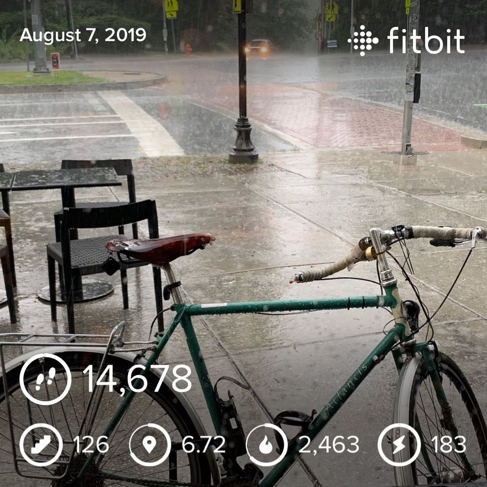 15k is in the bag — as soon as this rain stops