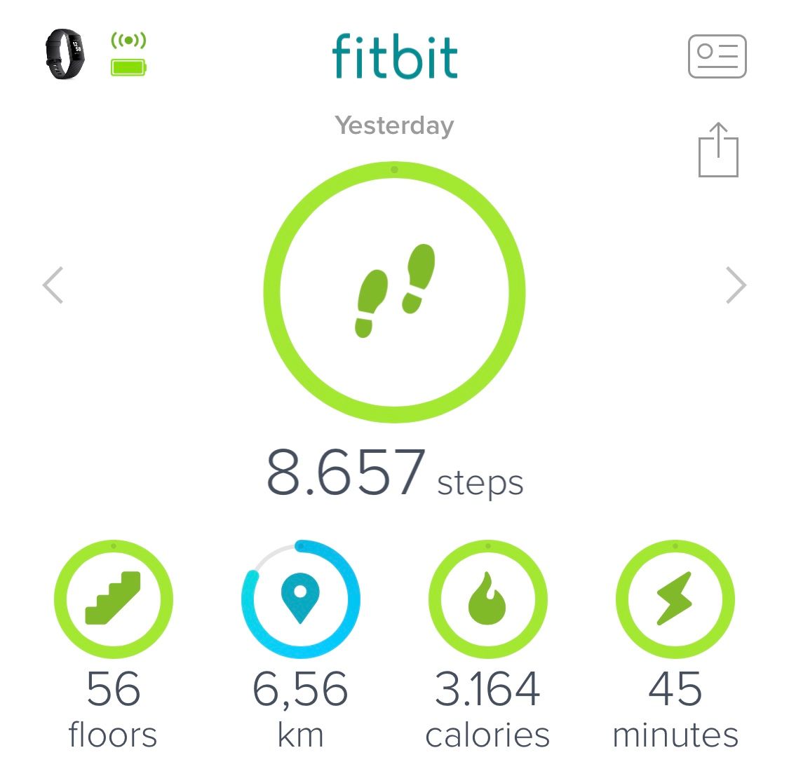 which fitbit tracks stairs