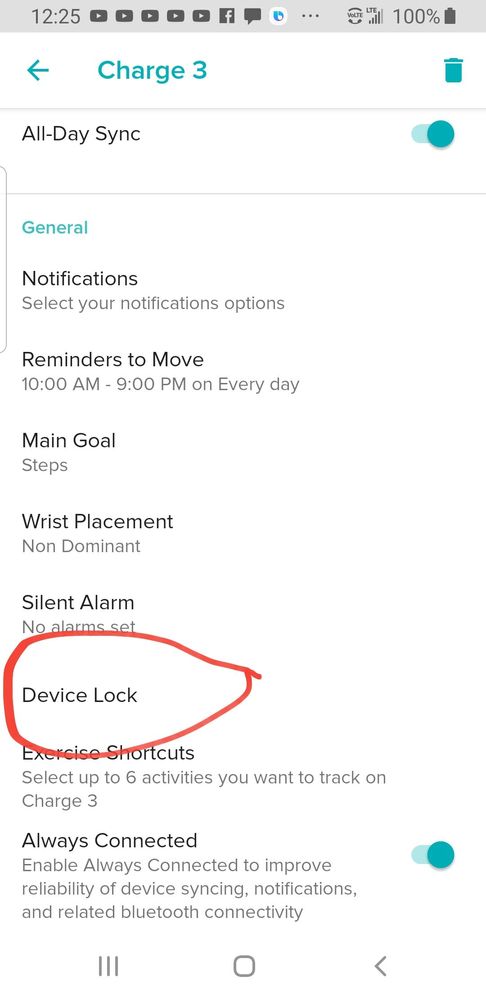 From your ionic settings