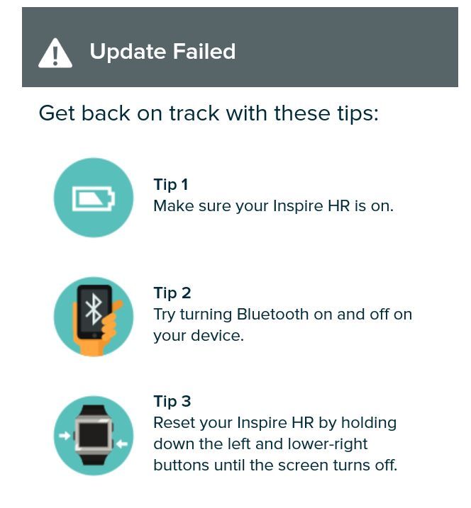 fitbit inspire not connecting to bluetooth