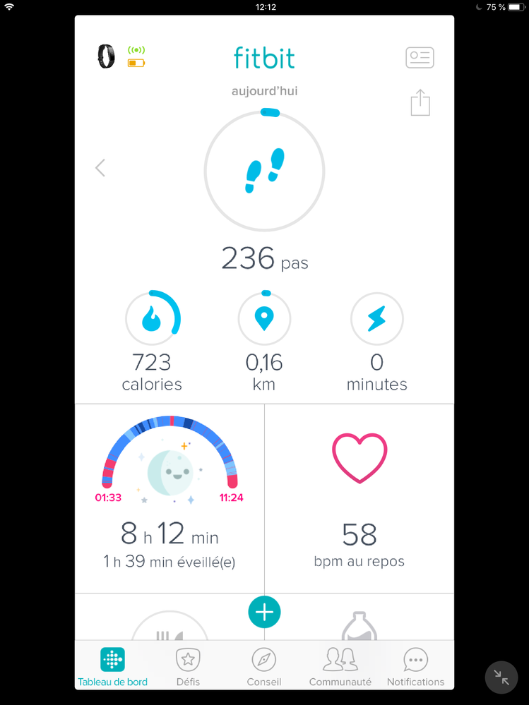 L’interface que je voudrais faire évoluer