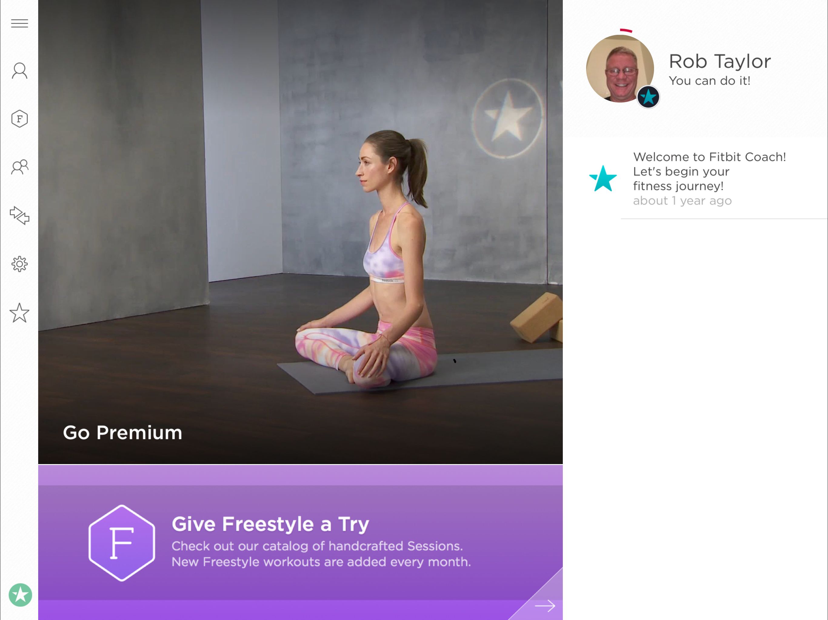 Solved FitStar Yoga Fitbit Community