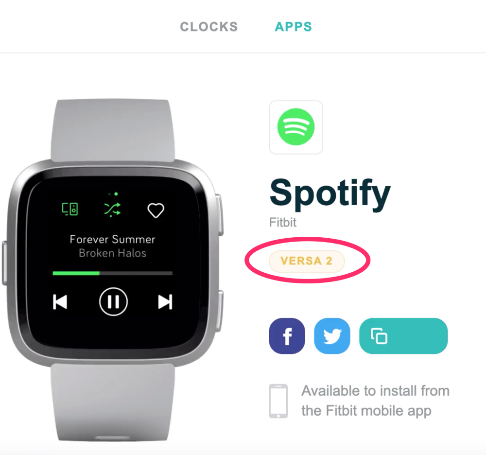 Solved: Spotify for Versa Smartwatches 