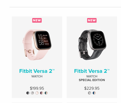fitbit versa special edition price