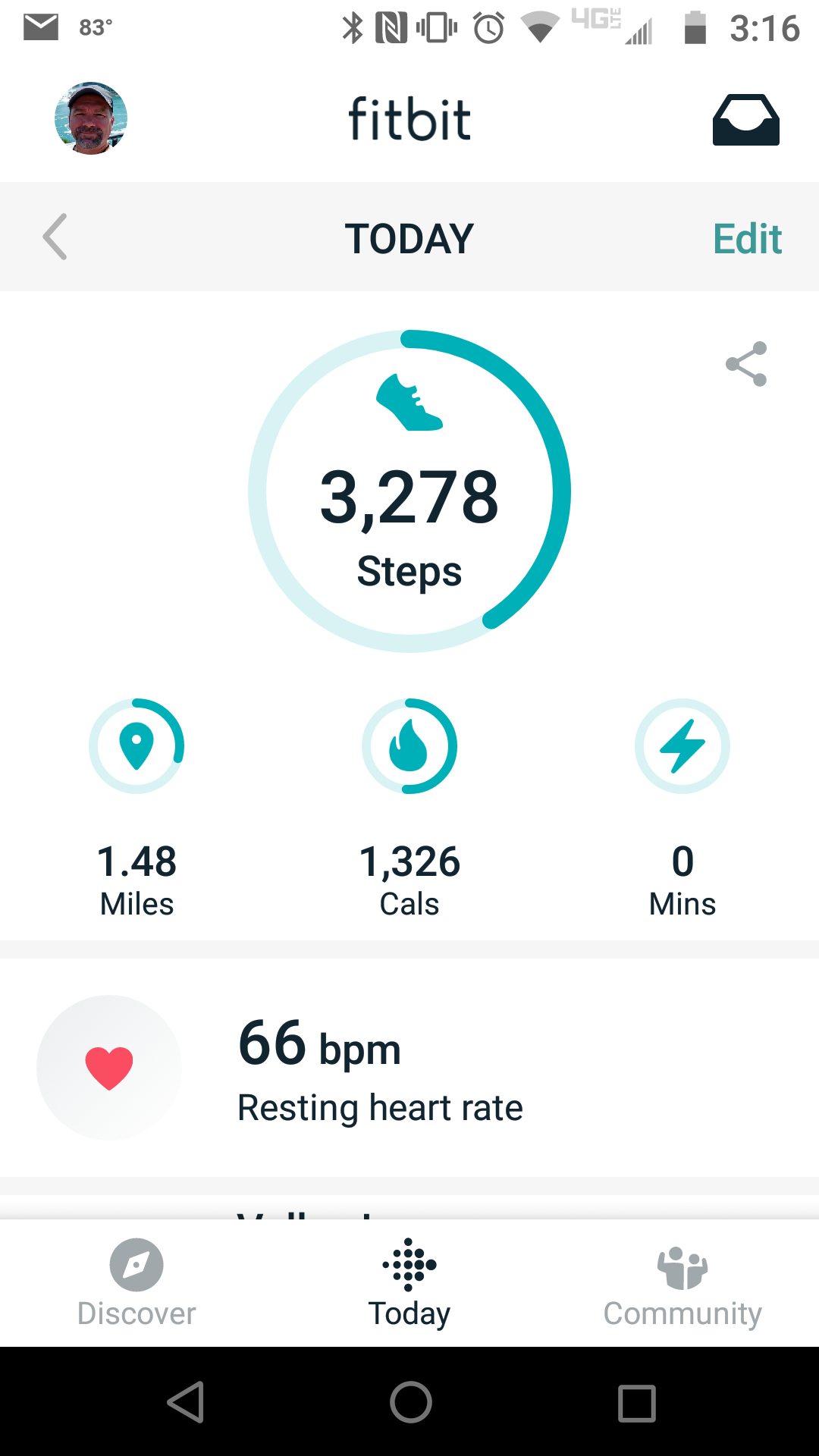 Live heart rate not showing in app 