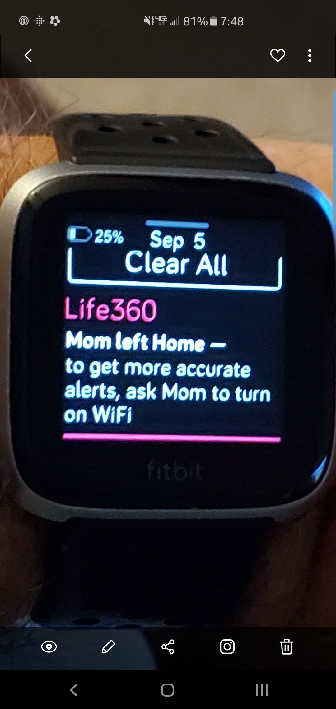 Can you track an online apple watch on life360